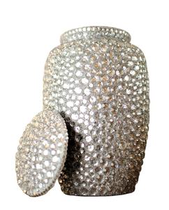 Urna de cremación decorativa de mosaico para cenizas, urnas funerarias de gran tamaño, urnas de Metal sólido de humanos, proveedor de urnas de Funeral al por mayor - Product Image 1