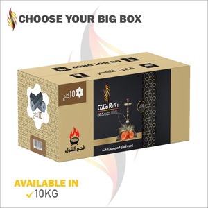 Hooka ถ่านทรงหกเหลี่ยมทำจากประเทศอินโดนีเซียถ่านมะพร้าวบาร์บีคิวสำหรับเผานาน - Product Image 6