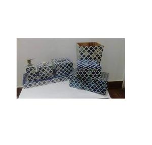 Accessoires de luxe, incrustation d'os, ensemble de salle de bain, bouteille de Lotion, distributeur de savon, accessoires de salle de bain avec vente - Product Image 4