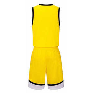 Vente directe en usine d'uniformes de basket-ball avec sublimation et logo personnalisé, uniformes de basket-ball à la mode noirs pour hommes à séchage rapide - Product Image 2