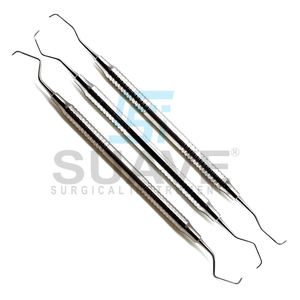 Juego de curetas dentales Gracey de acero inoxidable, superventas, precio competitivo, nuevo producto, por SUAVE SURGICAL INSTRUMENTS - Product Image 1
