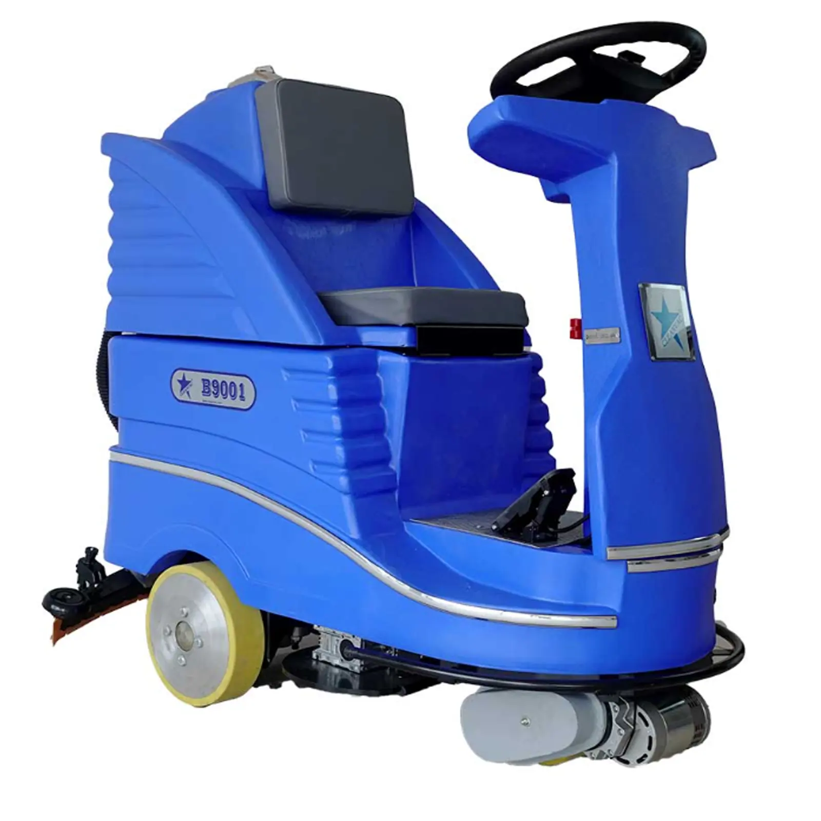 Ride on type floor cleaning scrubber for hard floors marble granite machine best price from Turkey