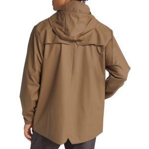 Veste de sport légère en nylon avec capuche imperméable et col montant en tissu de toile pour hommes, vêtements d'extérieur d'hiver - Product Image 2