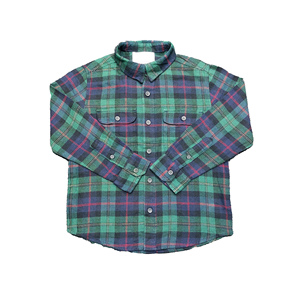 Meilleures ventes Chemises en flanelle à carreaux de haute qualité pour enfants et garçons Chemises à col rabattu de grande taille décontractées au design personnalisé pour enfants - Product Image 4
