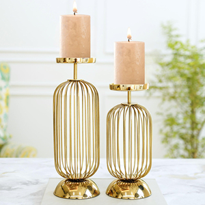 Bougeoir en laiton unique pour la maison Bougeoir décoratif disponible en taille personnalisée peut contenir 5 bougies pour la décoration de mariage à la maison - Product Image 3