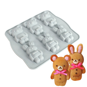 Oso <span class=keywords><strong>de</strong></span> silicona Fondant <span class=keywords><strong>molde</strong></span> oso caramelo <span class=keywords><strong>Chocolate</strong></span> moldes <span class=keywords><strong>para</strong></span> oso <span class=keywords><strong>de</strong></span> peluche pastel decoración Cupcake Topper resina <span class=keywords><strong>de</strong></span> arcilla polimérica - Product Image 5