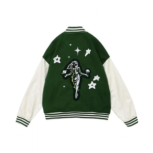 Patchs brodés OEM, vestes pour hommes personnalisées, vestes universitaires, vestes de baseball en cuir, vestes universitaires pour hommes - Product Image 2