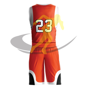 Maillots de basket-ball personnalisés à succès, uniformes pour adultes, respirants, antibactériens, imprimés par sublimation numérique, tissu 100% polyester - Product Image 3