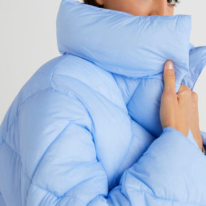 Veste d'hiver respirante personnalisée pour femmes doublure en laine de haute qualité décoration de poche en coton à fermeture éclair décontractée imprimée - Product Image 5