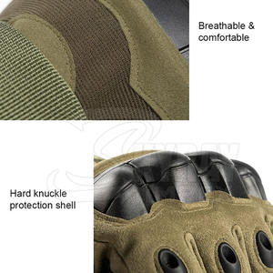 Prix de gros Gants de travail tactiques en cuir pour hommes Gants tactiques en cuir de bonne qualité pour hommes - Product Image 4