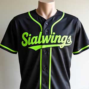 Bon marché Prix Meilleure Qualité Maillots De Baseball De Mode À Séchage Rapide Maillot De Baseball Unisexe Col En V Baseball Porte avec Personnalisation - Product Image 3