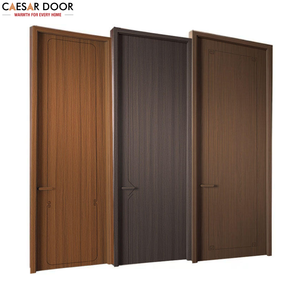 Wooden PVC Skin Film Coated MDF Wood Door for Home Interior Room MDF Panel Building Material for Office Factory Wholesale Price - Product Image 6