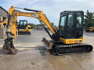 รถขุดขนาดเล็ก JCB 48Z ปี 2021 แบบตีนตะขาบ เครื่องยนต์ Isuzu กระบอกไฮดรอลิก KYB มอเตอร์เกียร์ PLC กำลังขุดสูง รับประกัน 3 ปี - Product Image 3