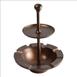 Modern Luxury Wooden Ash Tray with Stainless Steel for Home or Hotel Table Counter Top Stylish Ash Holder - Product Image 2