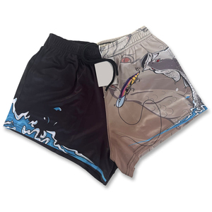 Wholesale Customizable Rugby Footy <b>Shorts</b> for Unisex Adults Pockets Breathable High Quality 100% <b>Polyester</b> Sublimation Print - Product Image 3
