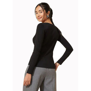 เสื้อยืดคอกลมแขนสั้นสำหรับผู้หญิงผ้าคอตตอนแท้100% สไตล์เรียบง่ายสำหรับใส่ในฤดูร้อน - Product Image 5