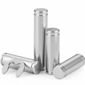 Goupille fendue en acier inoxydable 304, finition brillante, diamètre de tête 22 mm, type à ressort standard pour charnière mécanique - Product Image 1
