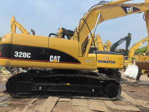 CAT320C d'occasion excavatrice mobile de la terre de 20 tonnes avec la puissance de la capacité 103kw de seau de ³ de la pompe 1.4m - Product Image 4