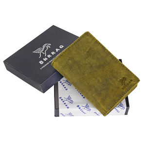 Genuine Leather <b>Men's</b> Fashion Bifold <b>Wallet</b> with <b>RFID</b> Protection Flip ID Window Cotton Lining and Multiple Card Slots - Product Image 3