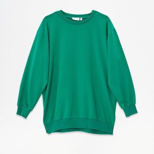 เสื้อสเวตเชิ้ตแบบสวมใส่ได้ทั้งชายและหญิง ระบายอากาศได้ดี สไตล์ลำลอง พิมพ์ลายตามสั่ง ดีไซน์สำหรับฤดูใบไม้ร่วงและฤดูหนาว ทรงหลวม ไหล่ตก มีโลโก้ด้านหน้า ผลิตจากผ้าฝ้าย 100% - Product Image 1