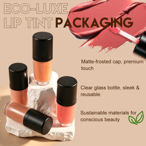 Gloss à lèvres vegan imperméable personnalisé à étiquette privée pour des lèvres parfaites avec un pinceau en forme de cœur, huile de macadamia - Product Image 4