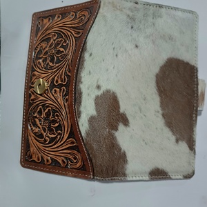 Cartera occidental larga de nuevo diseño RTS con tarjetero de herramientas manuales con flores Monedero de cuero más vendido a precio - Product Image 4