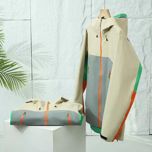 Chaqueta Cortavientos de Invierno para Hombre, Económica, Impermeable, con Capucha, Transpirable, con Logotipo/Diseños Personalizados, Colores Contrastantes en la Parte Delantera, Cómoda - Product Image 6