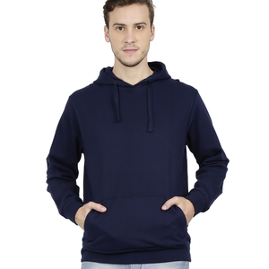 Sudadera Personalizada para Hombre, Color Azul Marino, Tejido Grueso, 100% Algodón Orgánico, Impresión de Alta Calidad, Estilo Urbano, Talla Grande, para Invierno - Product Image 5