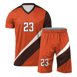 Conjunto de jersey de voleibol, uniforme de voleibol de tela suave transpirable, personalizado, precio al por mayor - Product Image 4
