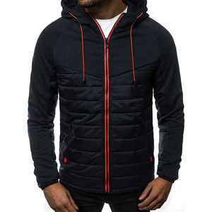 Chaqueta acolchada de poliéster 100% de estilo callejero para hombre, chaqueta híbrida de invierno ligera de nuevo diseño sin capucha de alta calidad - Product Image 5