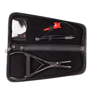 Kit profesional de alicates de extensión de cabello de acero inoxidable de alta calidad con color y tamaño personalizados - Product Image 1