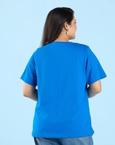 เสื้อแฟชั่นคอกลมแขนสั้นผ้าคอตตอนเสื้อครอปท็อปสตรีทแวร์ผ้าคอตตอนเสื้อครอปทรงหลวม100% phi รุ่นเบต้ากรีก - Product Image 3