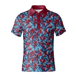 Camiseta de Polo de Golf Personalizada para Hombre, Poliéster Elástico, Control de Humedad, Ropa Deportiva, Fábrica en Vietnam - Product Image 3