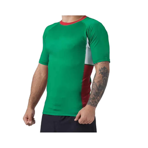 Rashguards personnalisés par sublimation, vente en gros, pas cher, haute qualité, Rashguards BJJ et MMA, Rashguards Jiu Jitsu - Product Image 2