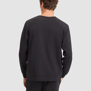 เสื้อสเวตเชิ้ตคอกลมแบบกำหนดเอง ผ้าฝ้าย 100% เสื้อสเวตเชิ้ตเฟรนช์เทอร์รี่แบบเรียบง่าย สตรีทแวร์ เสื้อฮู้ดผ้าฟลีซแบบกำหนดเองสำหรับผู้ชาย สตรีทแวร์ - Product Image 3