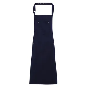 Custom Cotton Chino Bib <b>Apron</b> for Merchandising - Product Image 3