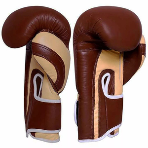 Gants de boxe professionnels personnalisés avec logo, imperméables, protection UV, légers, en cuir pakistanais, service OEM - Product Image 6