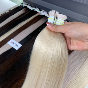 Prix usine 20 pouces 1m2 100 grammes pas d'enchevêtrement couleur claire naturel droit aligné vietnamien brut vierge humain blanchi en vrac - Product Image 4