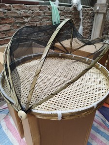 Cesta de tienda de campaña para servir alimentos, cubierta de comida de malla redonda a prueba de polvo de bambú Natural de Vietnam por Vigi Farm - Product Image 4