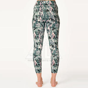 Stock <b>High</b> Quality Women <b>Legging</b> Solid Pants <b>High</b> Quality Spandex/Polyester Breathable Lightweight <b>Tummy</b> <b>Control</b> Customizable - Product Image 2