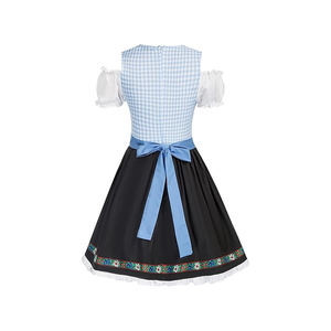 Top qualité allemand grande robe Dirndl 100% coton pour les jeunes filles/robe Dirndl traditionnelle/robe Dirndl personnalisée - Product Image 3
