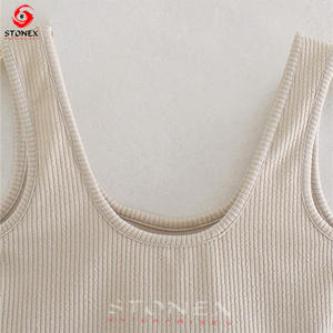 Blusa deportiva de alta calidad para mujer, camiseta elegante corta al por mayor, camisetas de tirantes personalizadas, Camiseta deportiva de alta calidad - Product Image 4