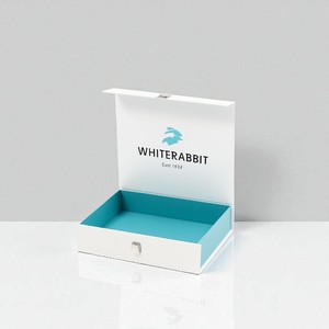 Boîte de papier magnétique de luxe Boîte de papier cadeau Emballage de qualité supérieure Boîte de papier cadeau à fermeture magnétique pour marques de mode - Product Image 3