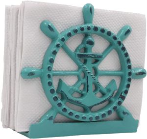 Servilletero de estrella de mar con tema costero de playa para mesa de cocina, dispensador de servilleteros de Metal para accesorios de cocina - Product Image 2