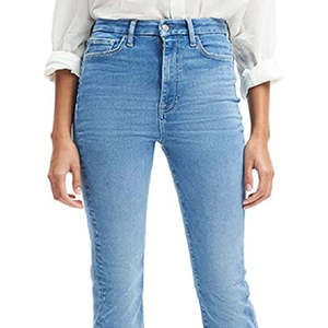 Jeans Boot Cut da Donna JEN7, Stile Semplice, Denim Blu, Taglia 25, Lavabili e Traspiranti, Tessuto Elasticizzato, Logo in Vita - Product Image 2