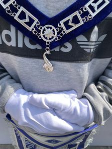 ถุงมือ MADE-HSE มือเครื่องราชกกุธภัณฑ์ช่างมีโซ่ปลอกคออัญมณี - Product Image 5