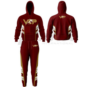 Chándal de manga larga personalizado al por mayor, chándal de calentamiento de talla grande, ropa informal, chándal de calentamiento para adultos - Product Image 3