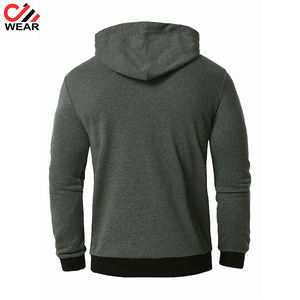 Men's Premium Quality 2023 Custom Two-Tone OEM Pullover Hoodie 100% Polyester Fitness Sports Gym - Product Image 4