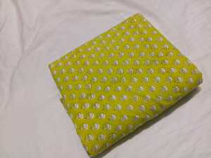 ผ้าบล็อกพิมพ์ด้วยมือผ้าฝ้าย100% มีดีไซน์อินเดียแบบดั้งเดิมเสื้อผ้าถักในสีที่มีน้ำหนักเบาผลิตโดยช่างฝีมือ - Product Image 6