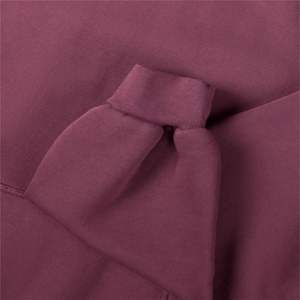 3036 nouveaux sweats à capuche unisexes en coton mélangé de haute qualité, couleur bordeaux, en molleton, pour la vente en gros - Product Image 5